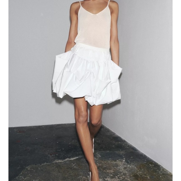 ZW COLLECTION BALLOON MINI SKIRT - Picture 2 of 6